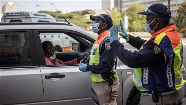الإغلاق في جنوب إفريقيا