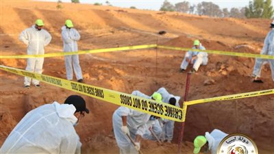 اكتشاف مقبرتين جديدتين في منطقة ترهونة بليبيا 