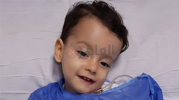 الطفل آسر بعد نجاح