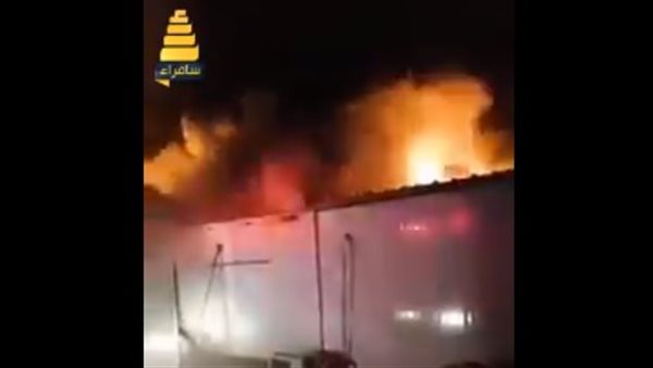 حريق مستشفى الحسين