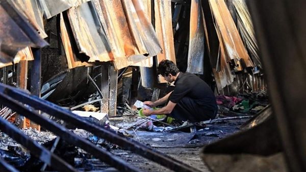 حريق مستشفي الإمام