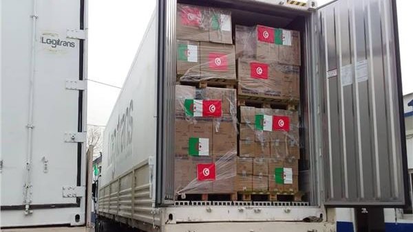 مساعدات جزائرية إلى