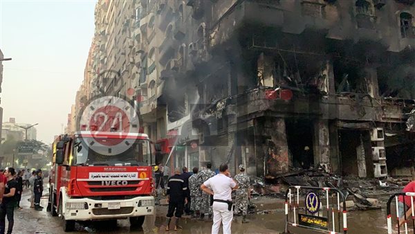 حريق معرض السجاد