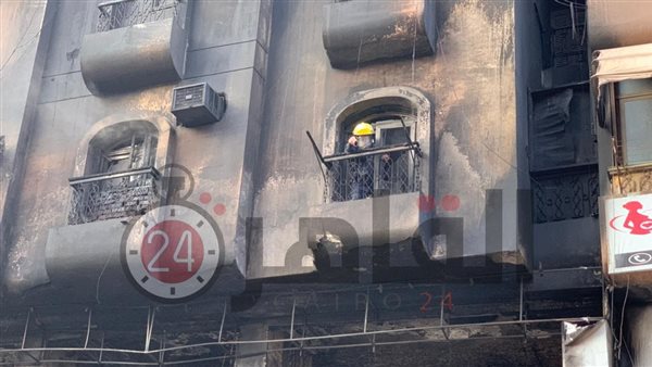 حريق في محال تجارية