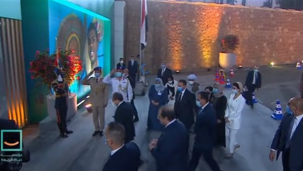 وصول الرئيس عبد الفتاح