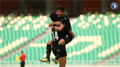 الشوط الأول.. بيراميدز يتقدم على المقاولون العرب بثنائية عبد الله السعيد وإسلام عيسى 