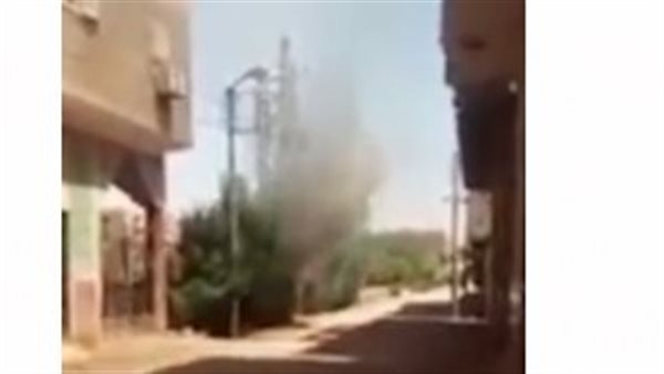 جانب من الحريق