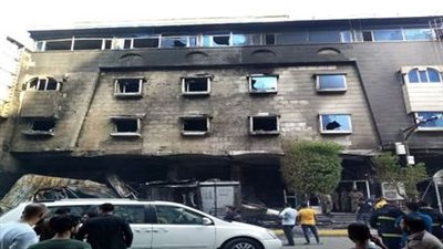 وفاة طفلة في حريق فندق بكربلاء العراقية