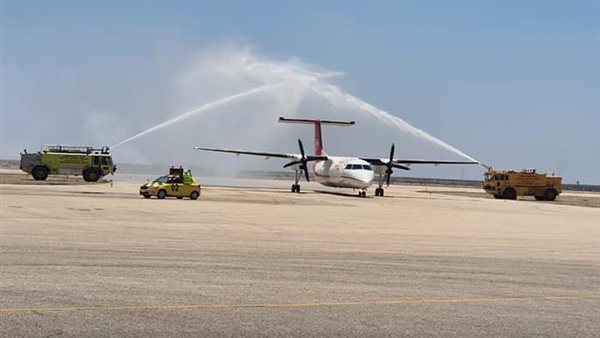 مطار بورسعيد يستقبل