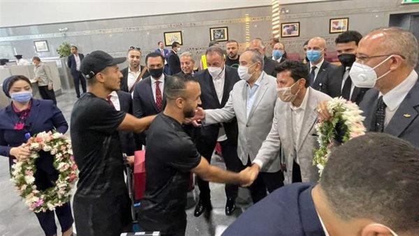 استقبال بعثة الأهلي