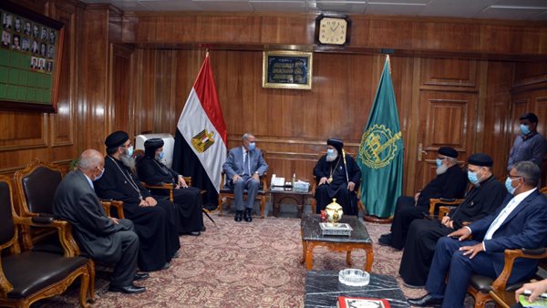 وفد من الكنيسة القبطية