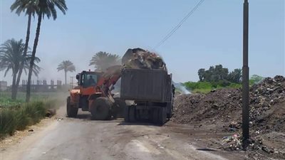 رفع 15 طنًا من المخلفات والقمامة في حملات بالمنيا