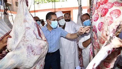 محافظ الغربية يتابع انتظام العمل بمجزر السنطة تزامنا مع حلول عيد الأضحى