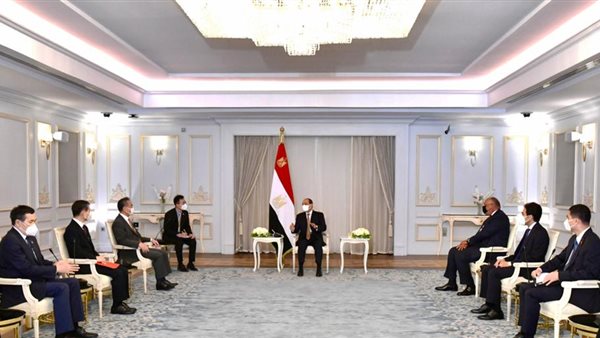 السيسي مع وزير خارجية