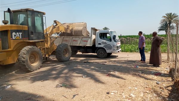 رفع قمامة بالمنيا