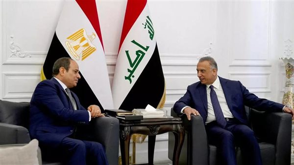 السيسي والكاظمي 