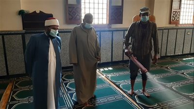 تعقيم 12387 مسجدا بالبحيرة استعدادا لأداء صلاة عيد الأضحى المبارك