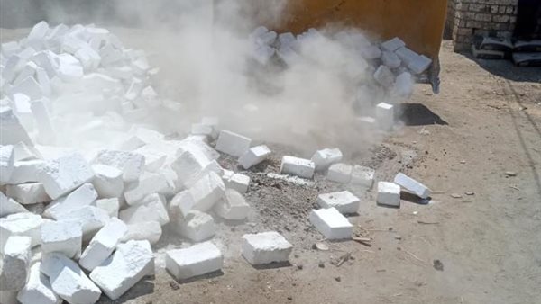 إزالة تعديات بالمنيا