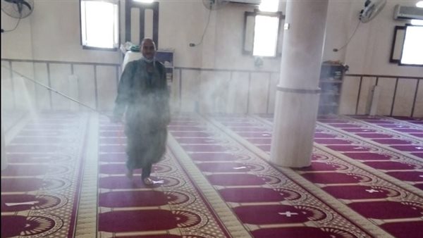 تطهير وتعقيم المساجد