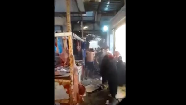 لقطات من التفجير