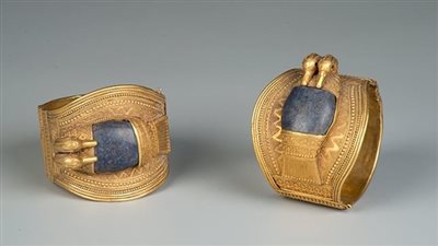 مومياء وأساور ذهبية.. مقتنيات رمسيس الثاني بالمتحف القومي للحضارة المصرية (صور)