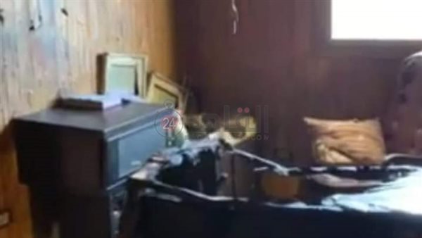 صورة من حريق المكتب