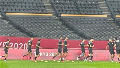  آخر استعدادات المنتخب الوطني الأولمبي لكرة القدم من خلال التدريبات قبل مواجهة إسبانيا(صور)