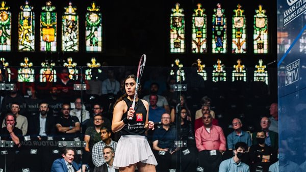 نور الشربيني بطلة