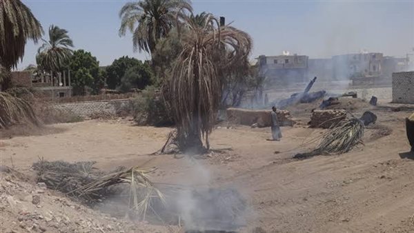 حريق شونة تبن _ أرشيفية