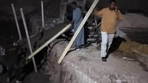 خلال أعمال البناء