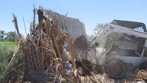 إزالة تعديات في الفيوم