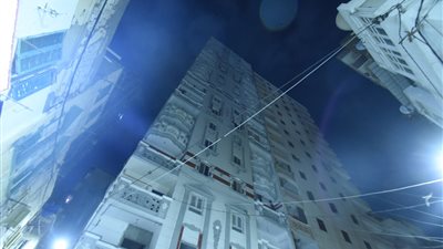  محافظ الإسكندرية: فصل المرافق عن العقار المائل وتوفير إعاشة للسكان