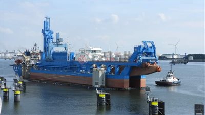 موعد وصول الكراكة حسين طنطاوي لغاطس بورسعيد