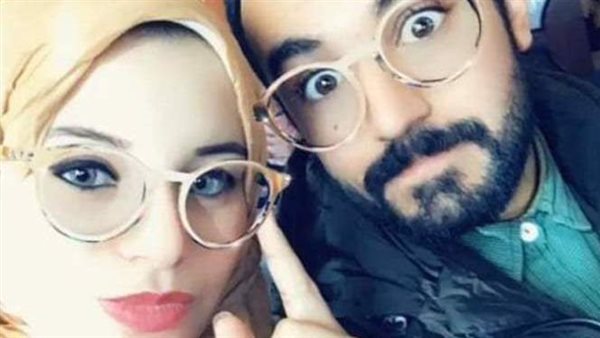 الضحية مع زوجها المتهم