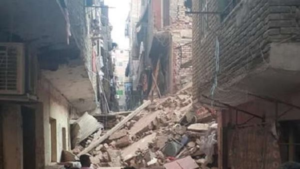 انهيار عقار بإمبابة