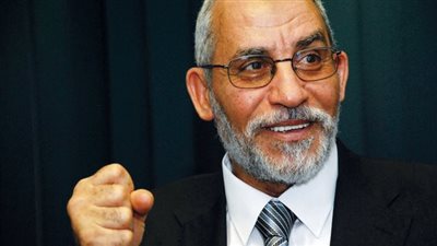 المؤبد للمرة الثانية للمرشد محمد بديع في التخابر مع حماس