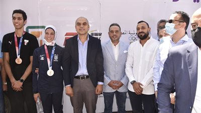 استقبال خاص من مسئولي وأعضاء الصيد لهداية ملاك وسيف عيسى في مقر النادي (صور)