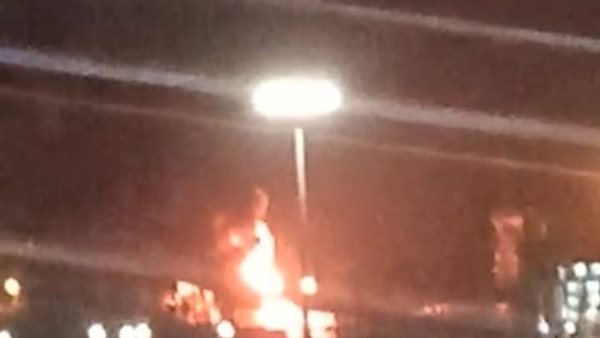 حريق بميناء الإسكندرية