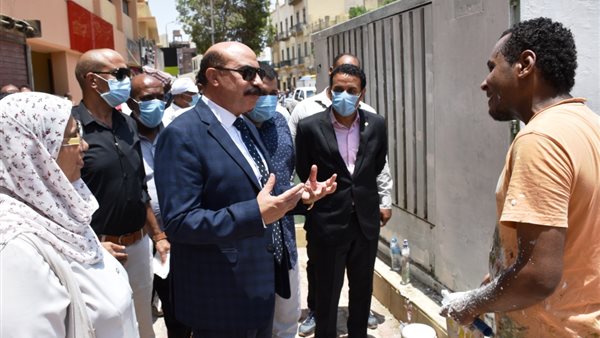 محافظ أسوان والفنان