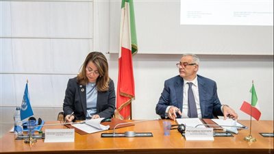 غادة والي توقع مذكرة تفاهم مع إيطاليا في مجال مكافحة الإرهاب والاتجار بالبشر 