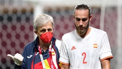 مينجويزا يتعرض للإصابة أمام كوت ديفوار في أولمبياد طوكيو 2020