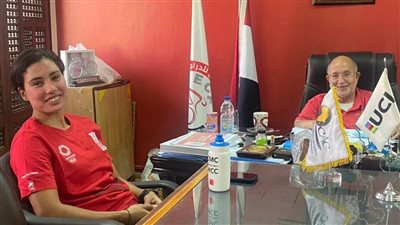 ابتسام زايد تغادر القاهرة للمشاركة في منافسات الدراجات بأولمبياد طوكيو 2020 (صور)