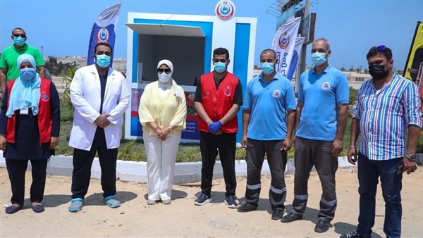 وزيرة الصحة بمستشفى