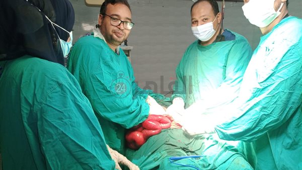 الفريق الطبي أثناء