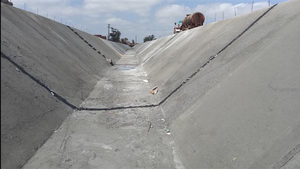 تبطين الترع بكفر