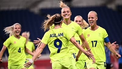 طوكيو 2020.. سيدات السويد يواجهن كندا في نهائي القدم بعد عبور أستراليا بهدف نظيف