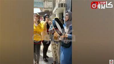 وصلة رقص وزغاريد لطالبات الثانوية العامة عقب انتهاء الامتحانات في الغربية