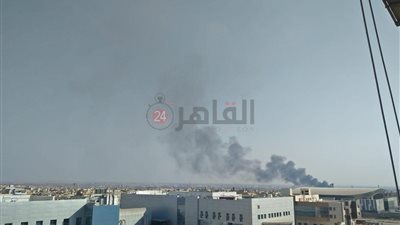 اندلاع حريق بمصنع هاينز في 6 أكتوبر (صور)