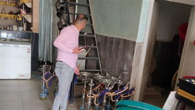 رفع 1200 حالة إشغال وتعديات للمحال والمقاهي والمنشآت التجارية بالجيزة