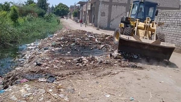 رفع قمامة بالمنيا